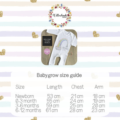 First Father's Day Bear Babygrow