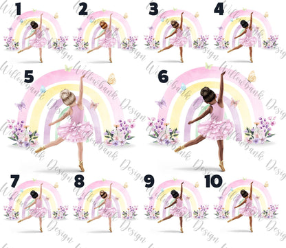 Personalised Matching Ballerina Bag & Water Bottle l Ballet Backpack l School Bag l PE kit bag l Dance Bag l Drink Bottle l Back To School