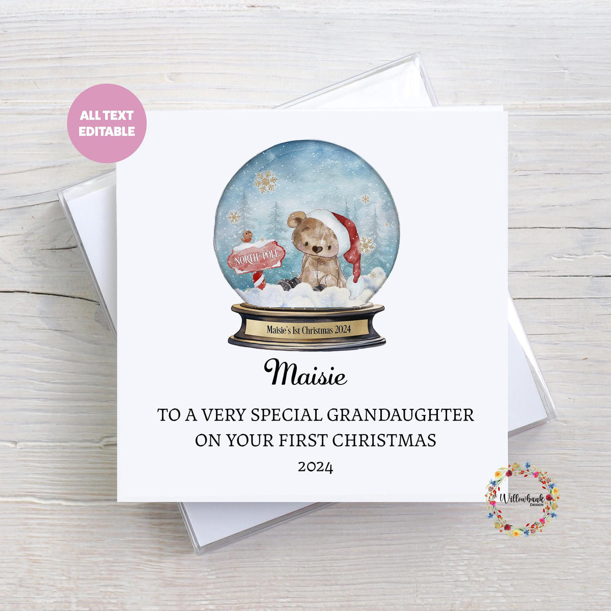 Baby's First Christmas Card