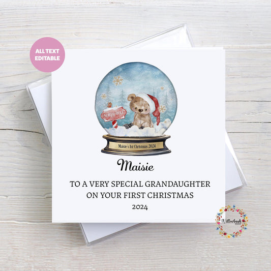 Baby's First Christmas Card