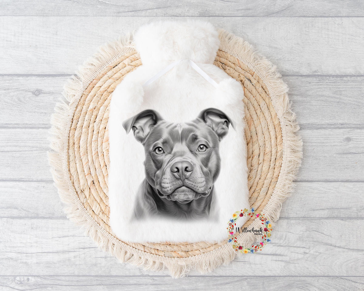 Staffy Hot Water Bottle