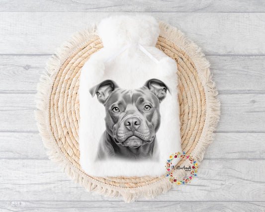 Staffy Hot Water Bottle