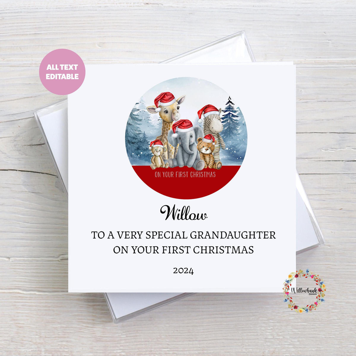 Baby's First Christmas Card