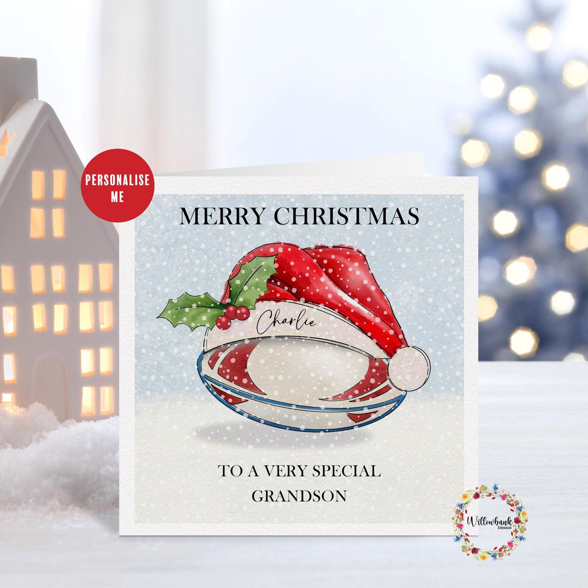 Rugby Christmas Card