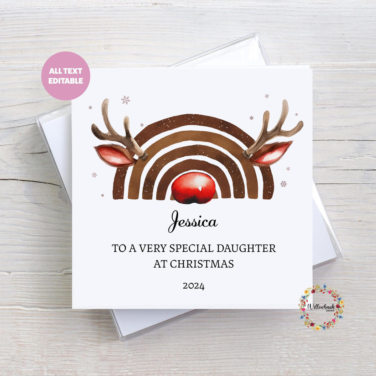 Reinbow Children's Christmas Card