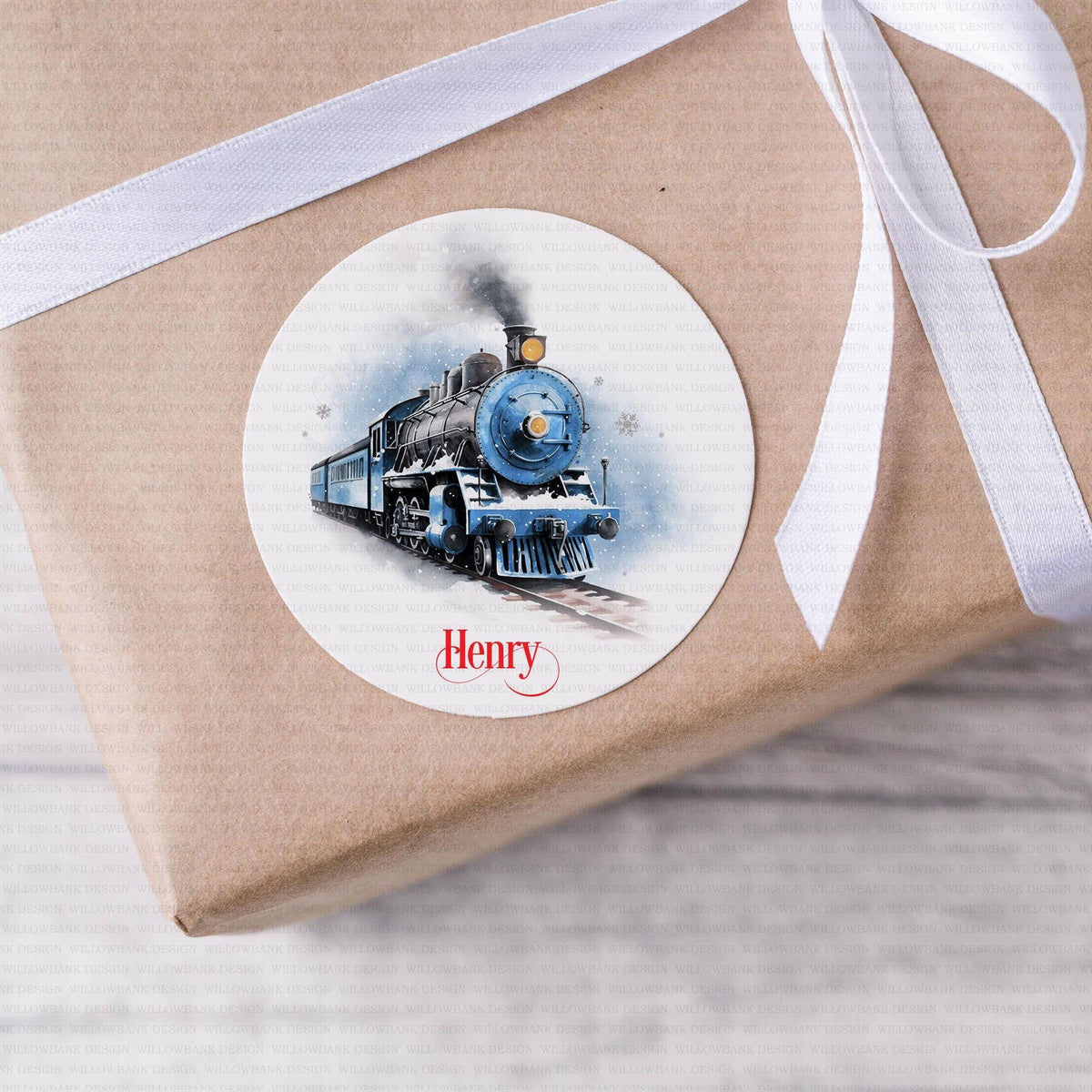 24 Personalised Christmas Gift Labels