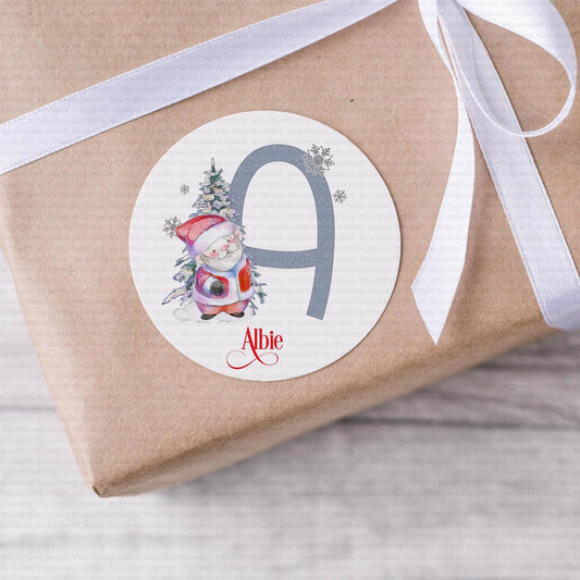 24 Personalised Christmas Gift Labels