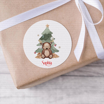 24 Personalised Christmas Gift Labels
