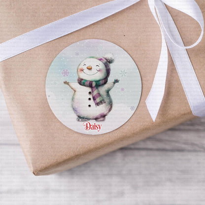 24 Personalised Christmas Gift Labels