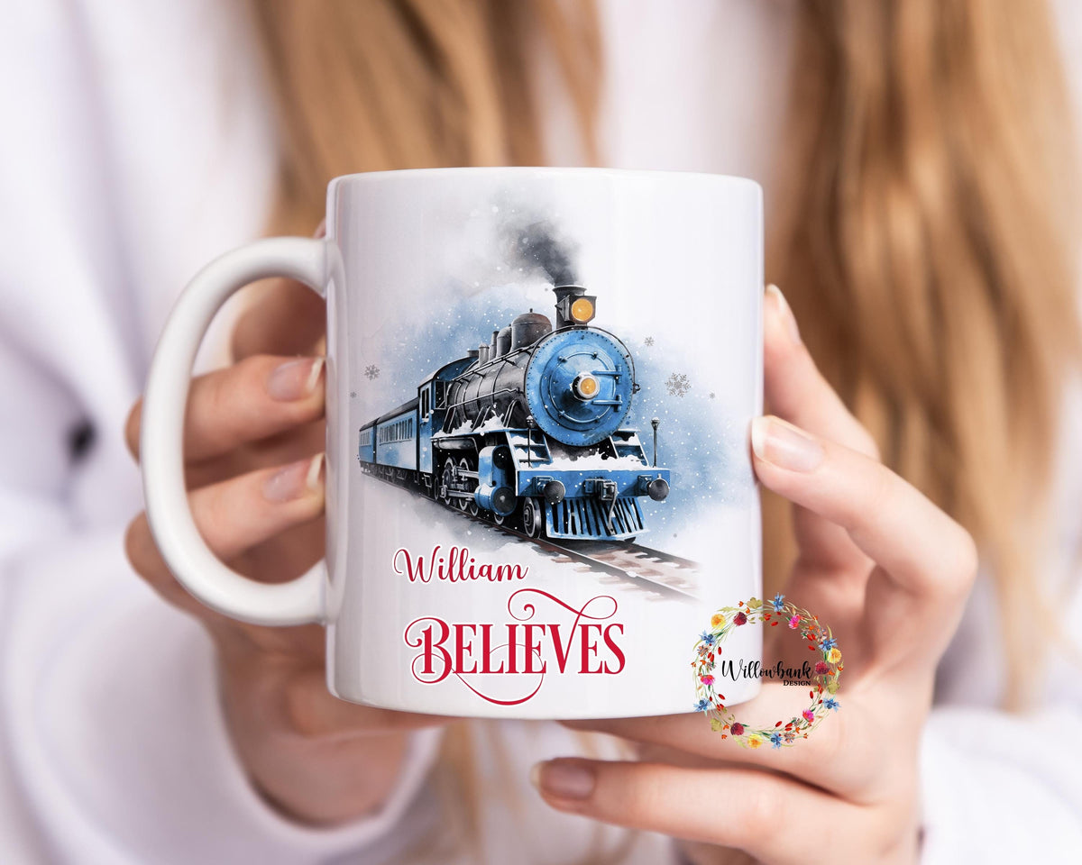 Personalised North Pole Express Train 11oz Mug