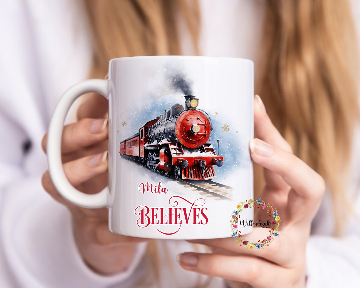Personalised North Pole Express Train 11oz Mug