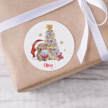 24 Personalised Christmas Gift Labels