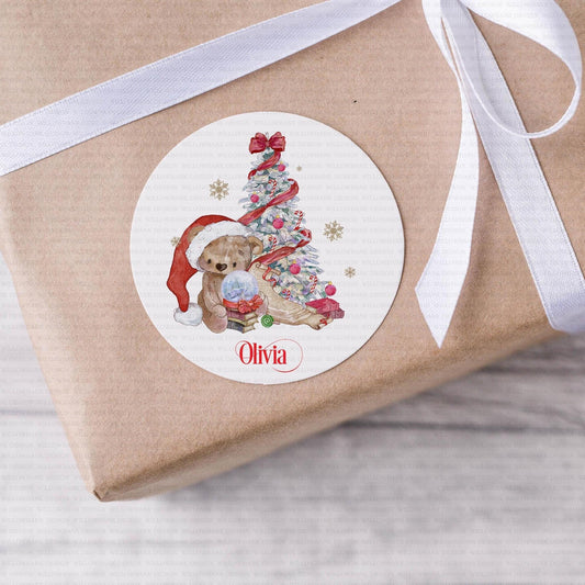 24 Personalised Christmas Gift Labels