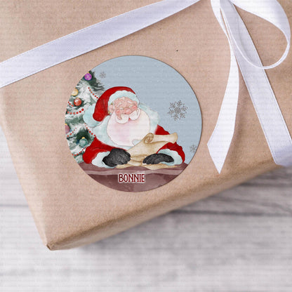 24 Personalised Christmas Gift Labels
