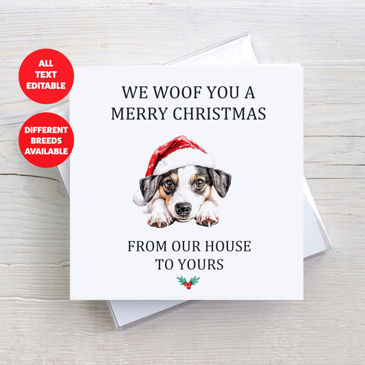 Multipack Personalised Custom Christmas Card