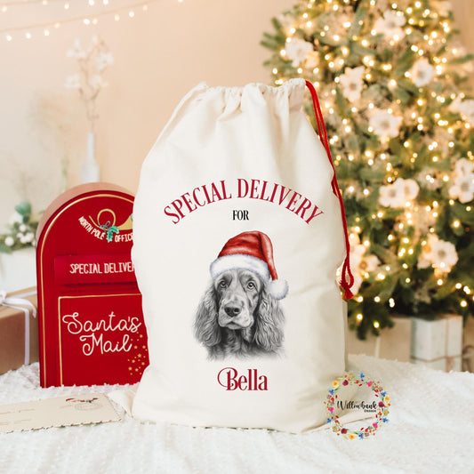 Cocker Spaniel Christmas Sack