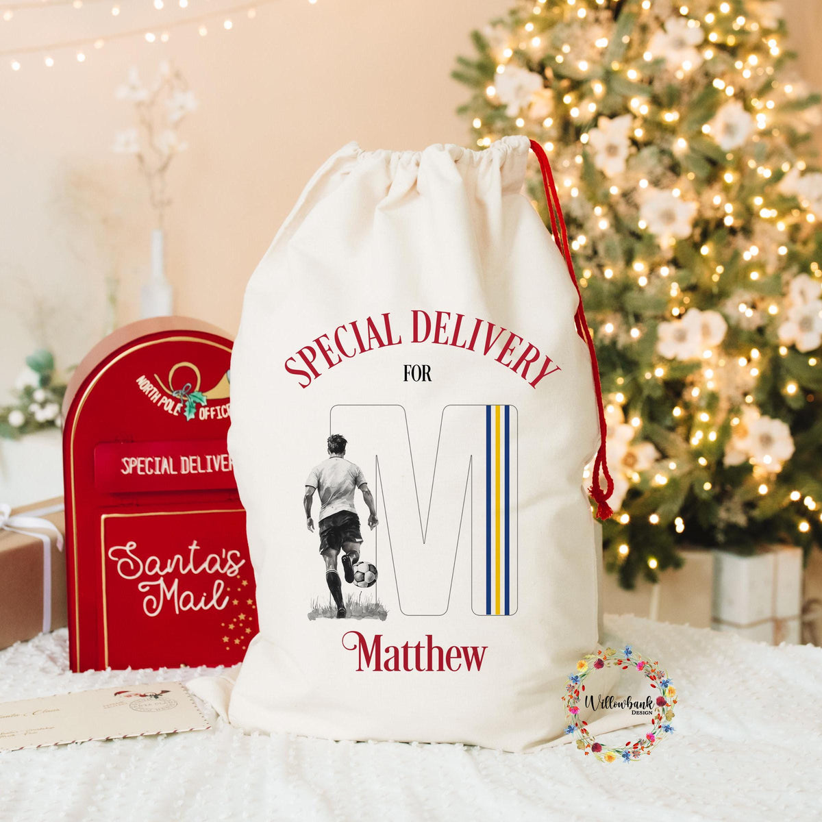 Football Christmas Sack