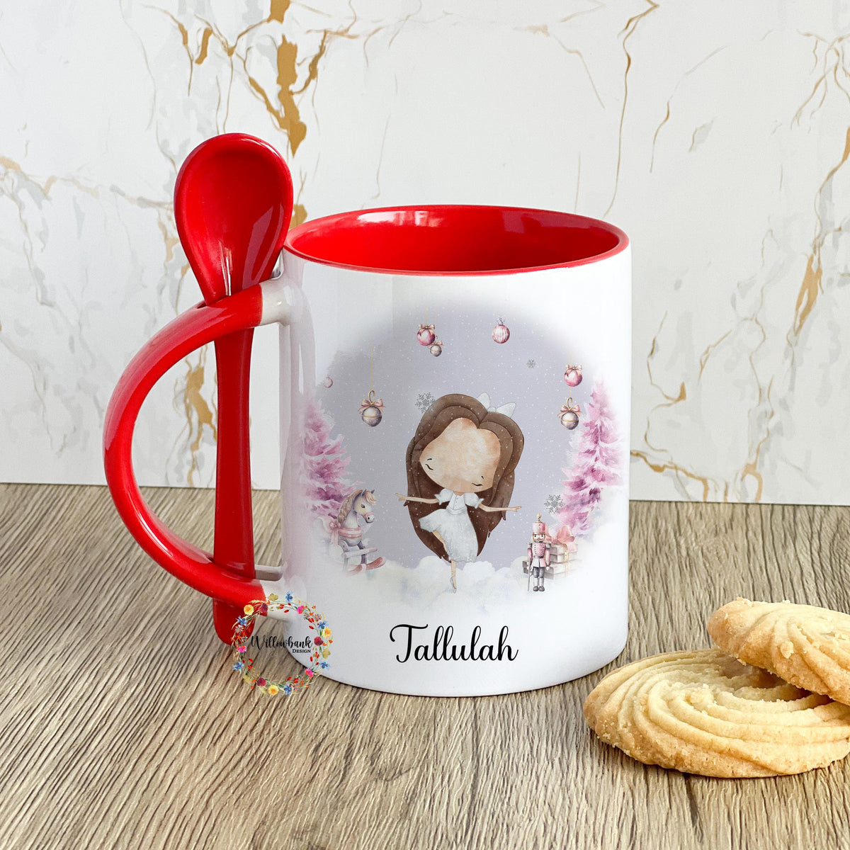 Personalised Clara Nutcracker Mug & Spoon