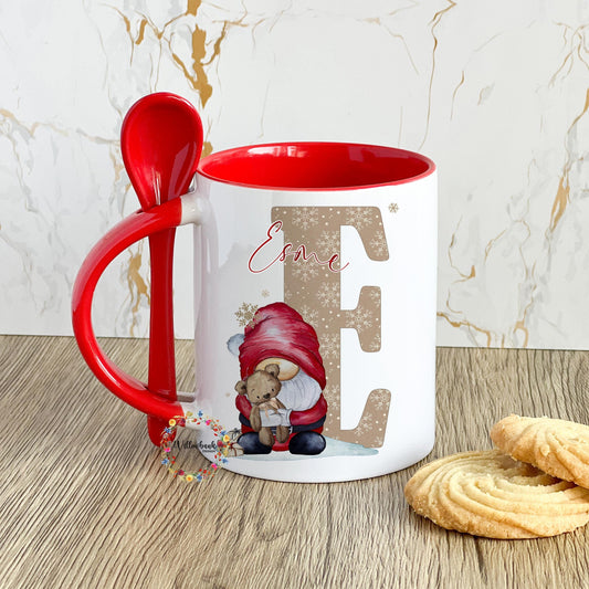 Personalised Santa Claus Gonk Mug & Spoon