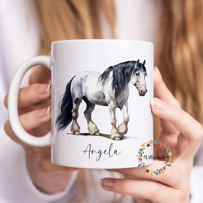 Personalised Horse Lover 11oz Mug l Work Mug l Horse Riding Mug