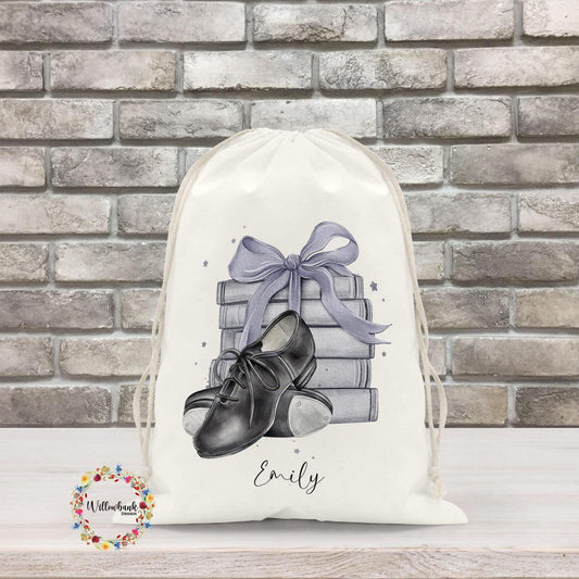 Personalised Tap Dance Shoes Bag l Dance Gift l Dance Class Water Bottle