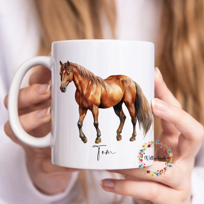 Personalised Horse Lover 11oz Mug l Work Mug l Horse Riding Mug