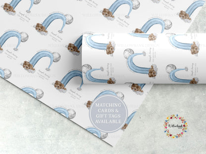 Personalised New Baby Gift Wrapping Paper