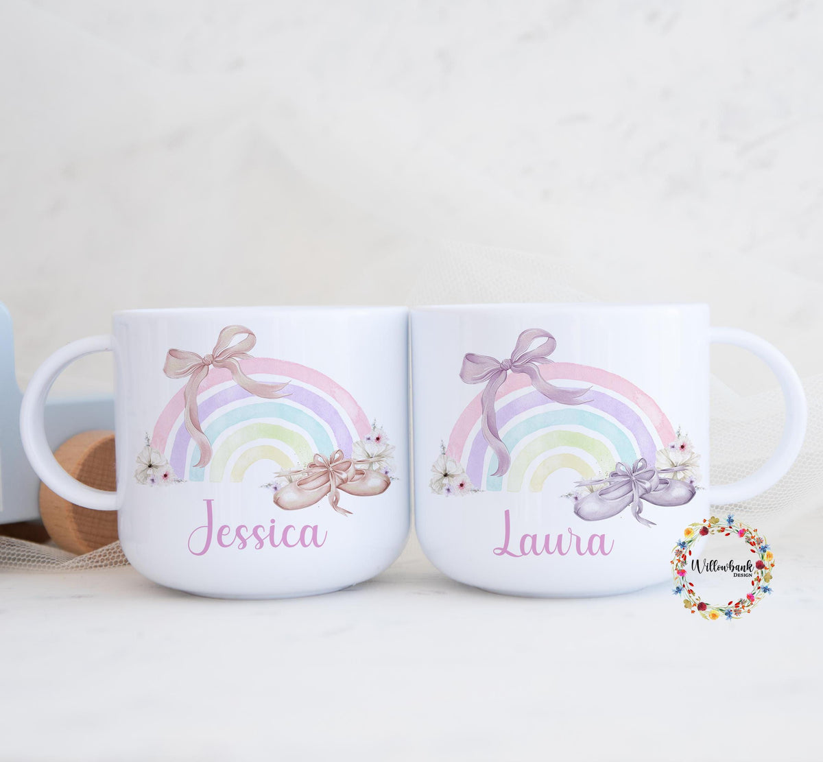 Children's Ballerina Personalised Kids Unbreakable 6oz Mug l Gift For Child l Birthday Gift l Ballet Shoes