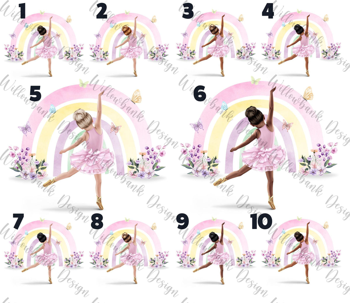 Personalised School Book Bag l Reading Book Bag l Back To School Supplies l Personalised Character l Ballet l Ballerina l Dance
