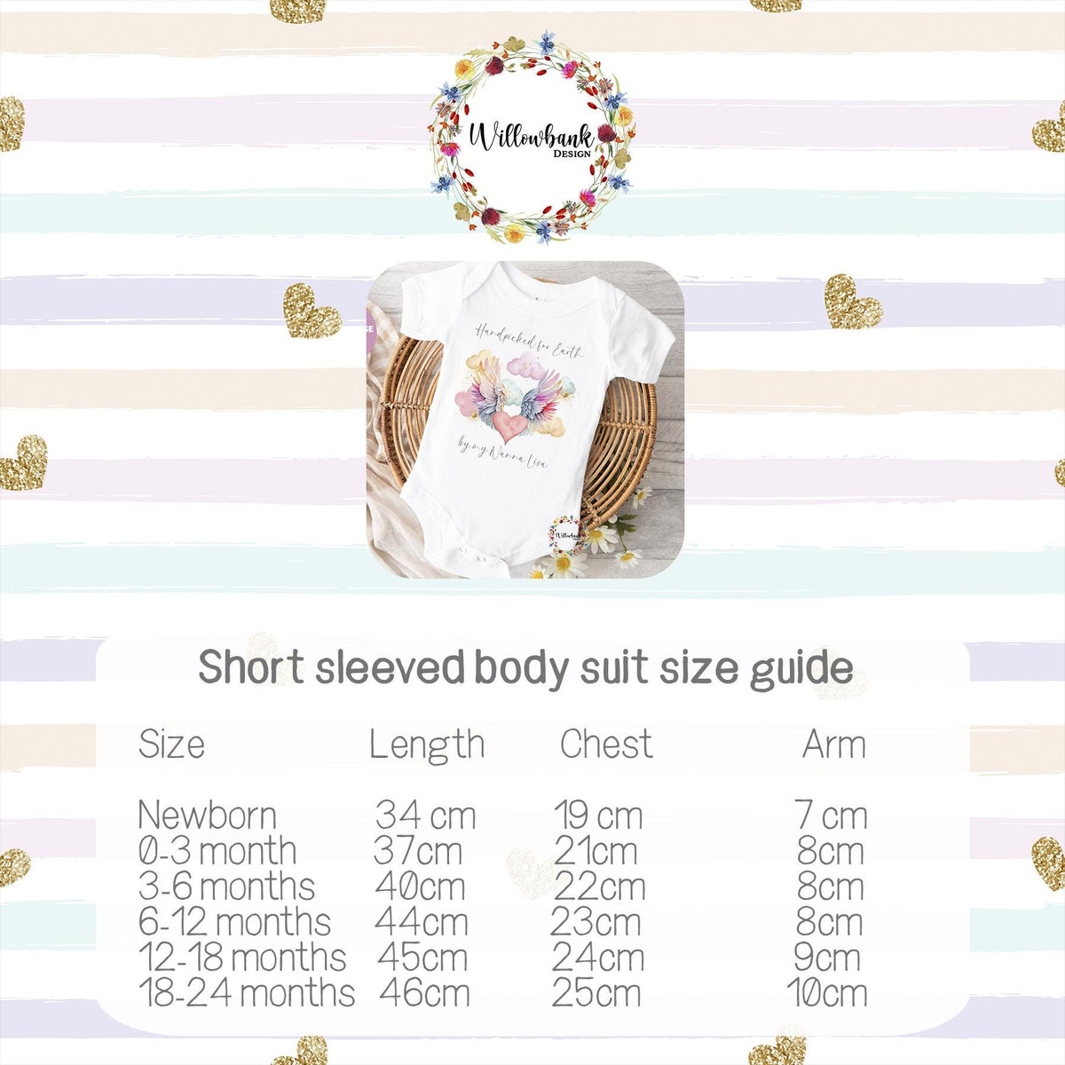 Personalised Happy Father's Day Baby Grow l Teddy Bear l Grandad l Baby's First Father's Day l Gramps l Pops l Grandpa l Onesie l Sleepsuit