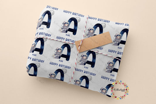 Personalised Astronaut Gift Wrap